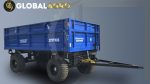 Причіп тракторний 2ПТС-6 один ряд бортів  "ГЛОБАЛАГРО"