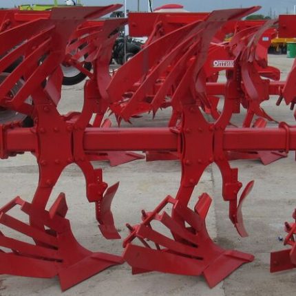 Плуг навісний обертового типу «МАЙСТЕР А3» 2 корпусний з вуглознімами полосовий відвал «OPTIKON»